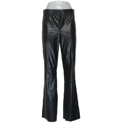 Leren broek (Zwart) van Ladies Wear