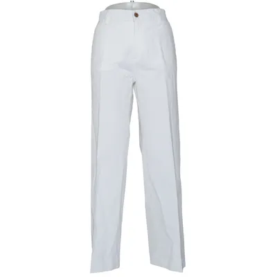 Chino (Blanc) de Mason's Coton, Lin