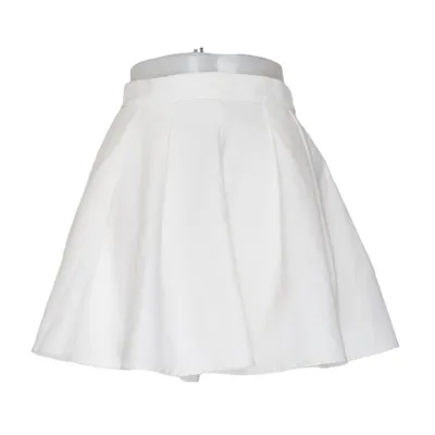 Jupe (Blanc) de Romwe Élasthane, Polyester