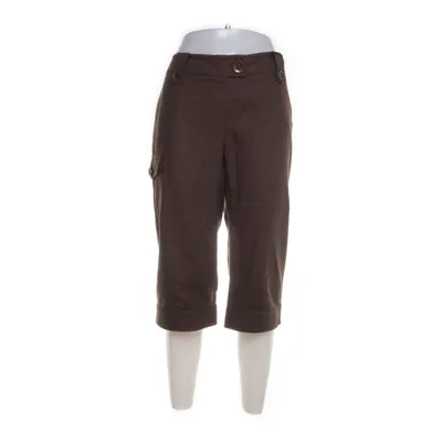 Three-quarter pants (Brown) from Mangoon Polyester, Wool