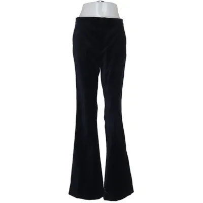 Corduroy pants (Black) from Massimo Dutti Polyester, Viscose