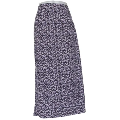 Maxi rok (Zwart, Lila) van Pink Woman Elastaan, Polyester