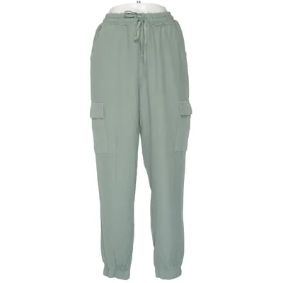 Cargo pants (Green) from Dilvin Jeans Linen, Lyocell, Viscose