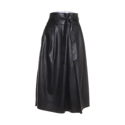 Skirt (Black) from One More Story Polyester, Polyurethane