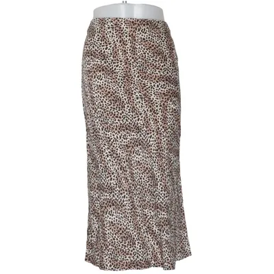 Maxi nederdel (Beige, Sort) fra Levate Viscose