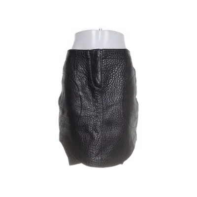 Läderkjol (Svart) från Carven Polyester, Skinn, Viskos