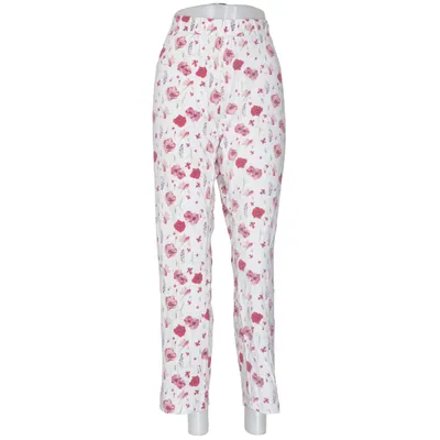 Pajama pants (White, Red, Multicolored) from Tchibo Elastane, Organic cotton, Viscose