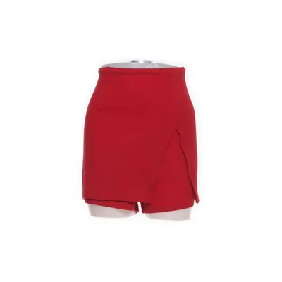 Skort (Red) from Lovito Elastane, Polyester