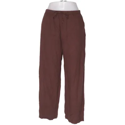 Broek (Bruin) van Bershka Linnen, Viscose