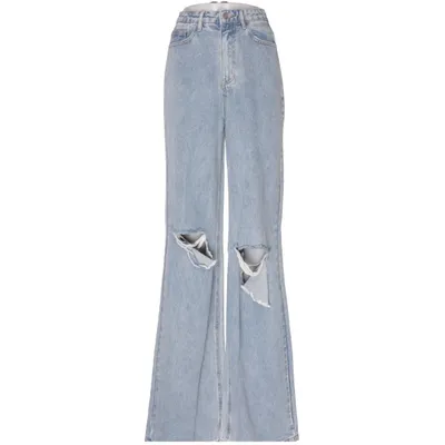 Jeans (Blå) från Missguided Tall Återvunnen bomull