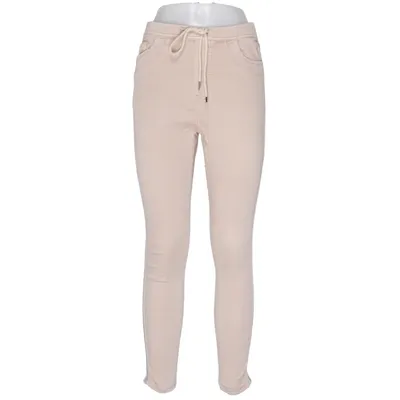 Broek (Beige) van Place du Jour Katoen, Elastaan