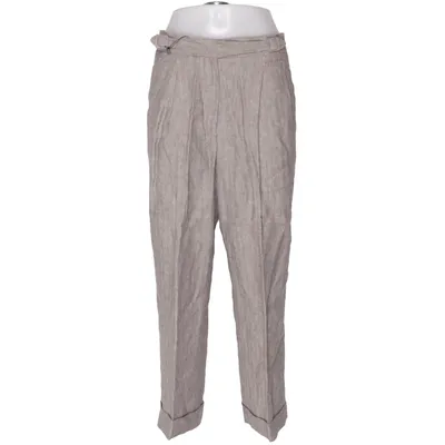Pants (Gray) from Nicole Farhi Acetate, Cotton, Linen