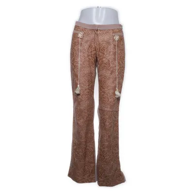 Pants (Brown, Beige) from Munthe plus Simonsen Cotton, Leather, Polyester