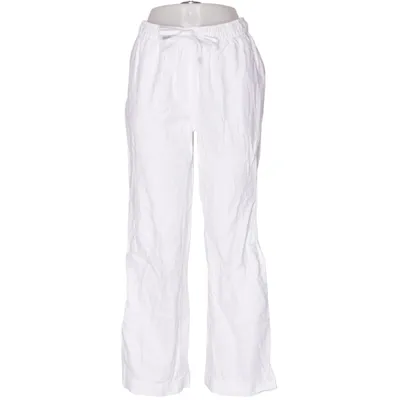 Pantalon (Blanc) de Pure Friday Coton, Lin