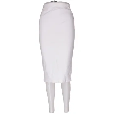 Skirt (White) from ASOS Petite Cotton, Elastane