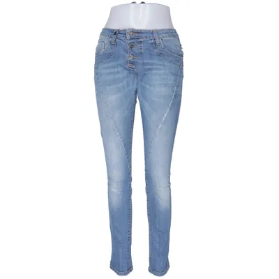 Jeans (Blå) fra Please Vintage Glam Bomuld, Elastan