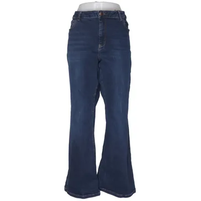 Spijkerbroek (Blauw) van Zizzi Katoen, Elastaan