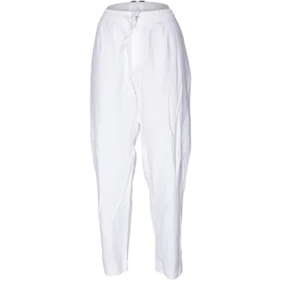 Bukser (Hvid) fra Zara Linned, Viscose