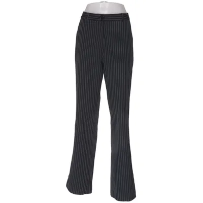 Broek (Zwart, Wit) van Emilie Briting x NA-KD Elastaan, Polyester