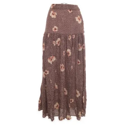 Maxi skirt (Brown, Multicolored) from H&M Lyocell, Viscose
