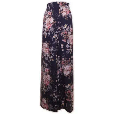 Palazzobyxor (Blå, Flerfärgad) från Shein Polyester