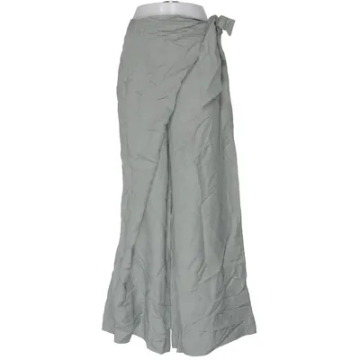 Pantalon patte d'éléphant (Vert) de Oysho Lin, Viscose