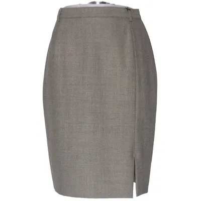 Kjol (Grå) från Choise by Danwear Elastan, Polyamid, Polyester, Ull