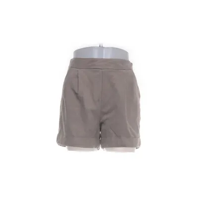 Lædershorts (Beige) fra Mango Læder, Polyester