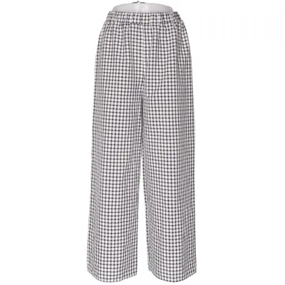 Pyjama broek (Zwart, Wit) van Fashion Union