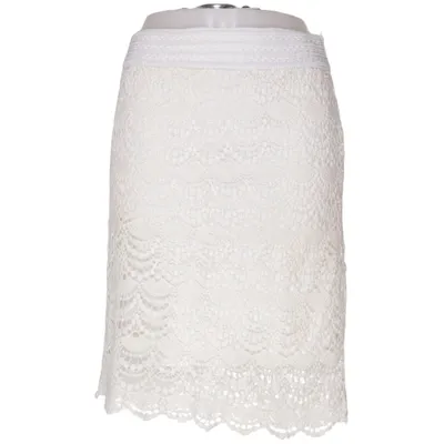 Kjol (Vit) från Vintage Stories Bomull, Polyester