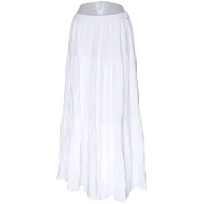 Långkjol (Vit) från Stradivarius