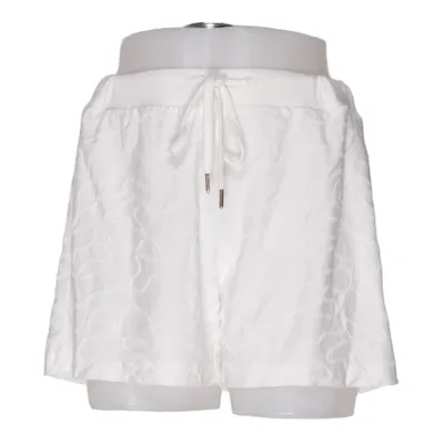 Short de jogging (Blanc) de Delta Polyester, Viscose