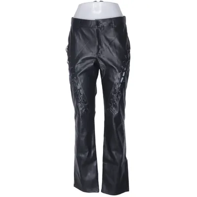 Byxor (PU Lacing Pants) från Nelly Polyester, Polyuretan