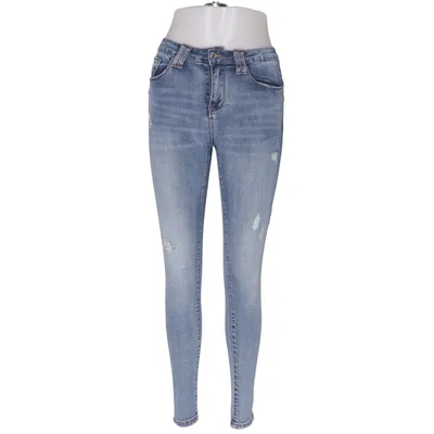 Spijkerbroek (Blauw) van Hello Miss Katoen, Elastaan, Polyester, Viscose