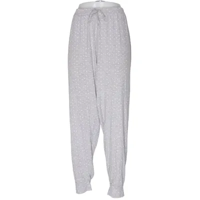 Pantalon de pyjama (Gris, Blanc) de ICA I Love Eco Élasthane, Coton biologique, Viscose