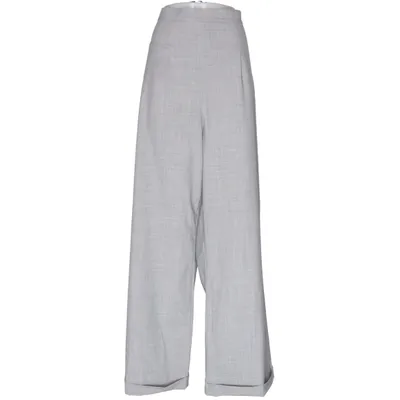 Pantalon patte d'éléphant (Gris) de Vivien Holloway Élasthane, Polyester, Viscose
