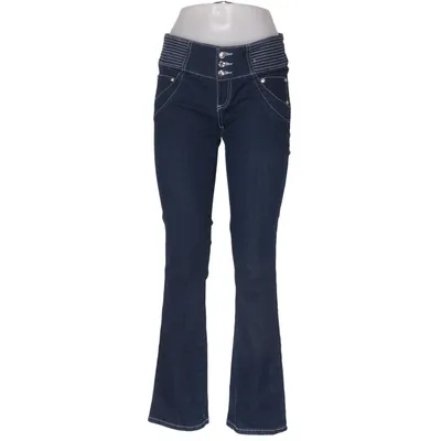 Jean (Bleu, Argent, Multicolore, Blanc, Beige) de Jeans Coton, Élasthane, Polyester