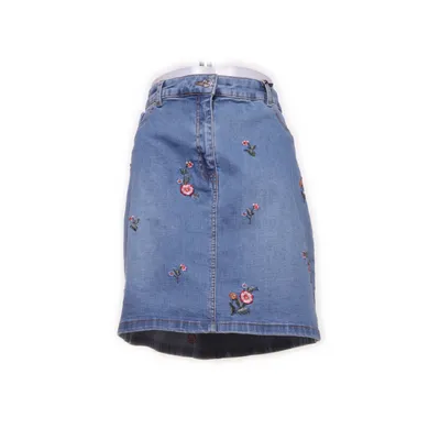 Jeanskjol (Blå, Flerfärgad) från Papaya Bomull, Elastan, Polyester, Viskos