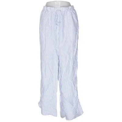 Palazzo pants (Blue, White) from H&M Premium Quality Viscose, Linen