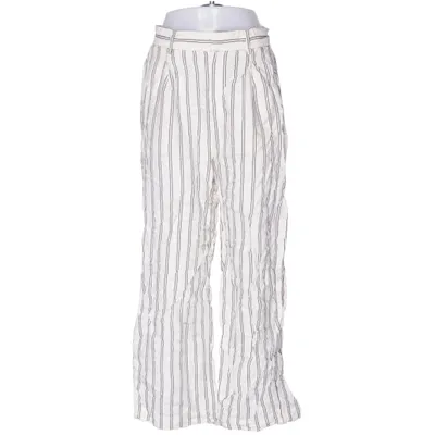 Broek (Wit, Zwart) van Lindex Linnen, Polyester, Viscose