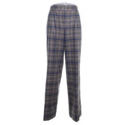 Jakkesætsbukser (Beige, Flerfarvet) fra Sézane Bomuld, Polyamid, Polyester, Uld