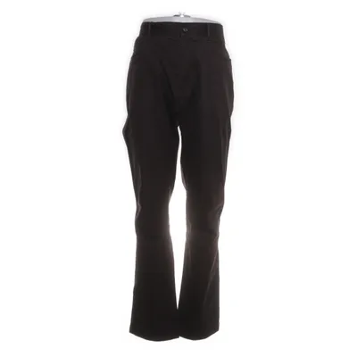 Chinos (Bruin) van Riley Katoen, Elastaan, Leer