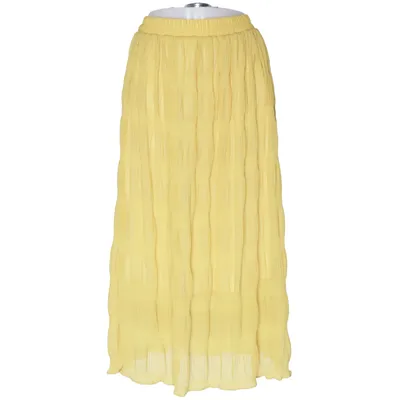 Jupe longue (Jaune) de Remix Élasthane, Polyester