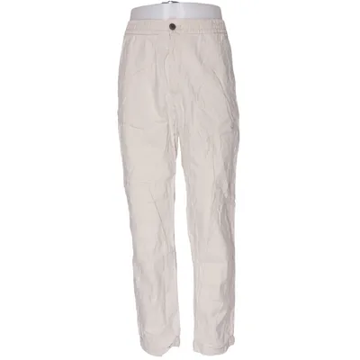 Pantalon (Beige) de H&M Coton, Lin, Polyester
