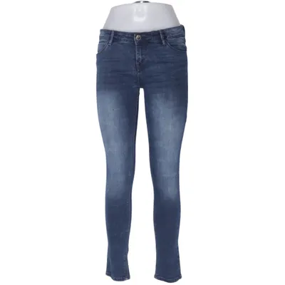 Spijkerbroek (Blauw) van Bershka Denim Collection Katoen, Elastaan, Polyester