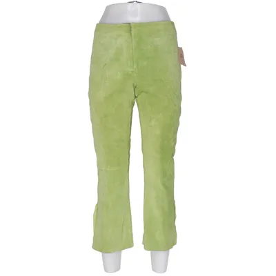 Pants (Green) from Bebe Acetate, Leather