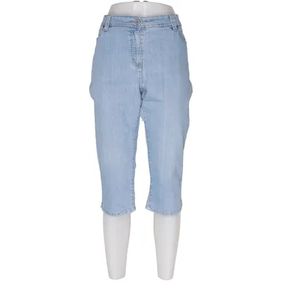 Pantacourt (Bleu) de Cappuccini Coton, Élasthane, Polyester