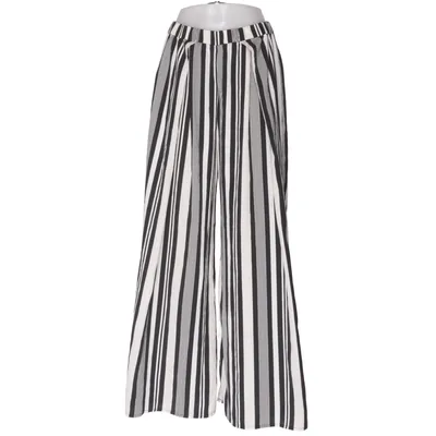 Palazzo broek (Zwart, Wit) van H&M Conscious Polyester