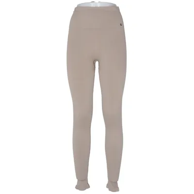 Collants de sport (Beige) de Drop of Mindfulness Élasthane, Polyamide