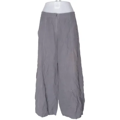 Palazzobyxor (Grå) från Oska Bomull, Linne, Viskos